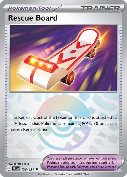 Rescue Board (Poke Ball Pattern) - SV Prismatic Evolutions - Holofoil - Near Mint (NM)