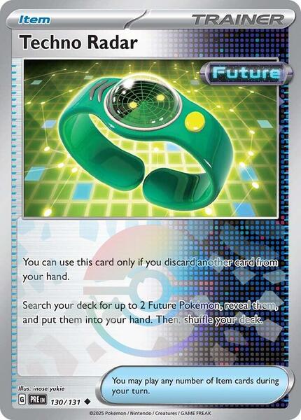 Techno Radar (Poke Ball Pattern) - SV Prismatic Evolutions - Holofoil - Near Mint (NM)