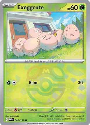 Exeggcute (Master Ball Pattern) - SV Prismatic Evolutions - Holofoil - Near Mint (NM)