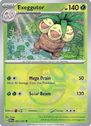 Exeggutor (Master Ball Pattern) - SV Prismatic Evolutions - Holofoil - Near Mint (NM)