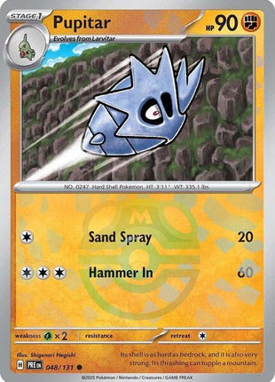Pupitar (Master Ball Pattern) - SV Prismatic Evolutions - Holofoil - Near Mint (NM)