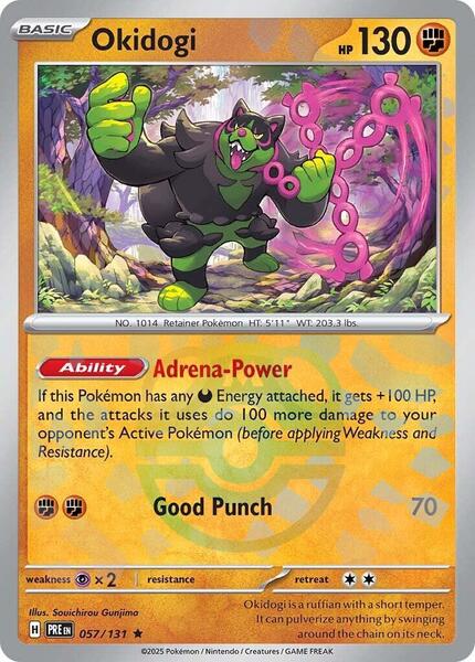 Okidogi (Master Ball Pattern) - SV Prismatic Evolutions - Holofoil - Near Mint (NM)