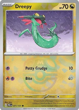 Dreepy (Master Ball Pattern) - SV Prismatic Evolutions - Holofoil - Near Mint (NM)