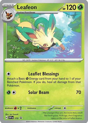 Leafeon - 170 (Cosmos Holo) - SV Scarlet and Violet Promo Cards - Holofoil - Near Mint (NM)