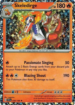 Skeledirge - 038/198 (Sparkle Holo) - Miscellaneous Cards and Products - Holofoil - Near Mint (NM)