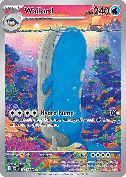 Wailord - 162/159 - SV09 Journey Together - Holofoil - Near Mint (NM)