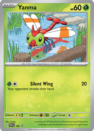 Yanma - 185 - SV Scarlet and Violet Promo Cards - Holofoil - Near Mint (NM)