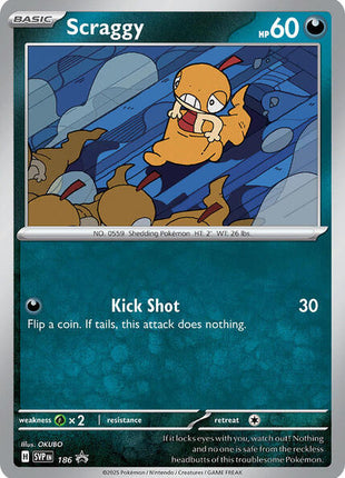 Scraggy - 186 - SV Scarlet and Violet Promo Cards - Holofoil - Near Mint (NM)