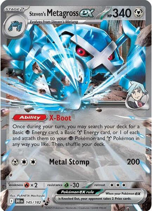Steven's Metagross ex - SV10 Destined Rivals - Holofoil - Near Mint (NM)