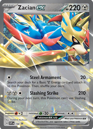 Zacian ex - 198 - SV Scarlet and Violet Promo Cards - Holofoil - Near Mint (NM)