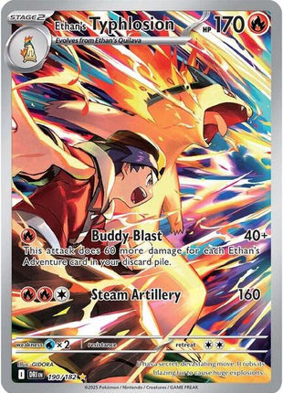 Ethan's Typhlosion - 190/182 - SV10 Destined Rivals - Holofoil - Near Mint (NM)