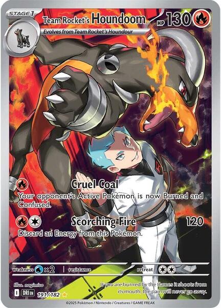 Team Rocket's Houndoom - 191/182 - SV10 Destined Rivals - Holofoil - Near Mint (NM)