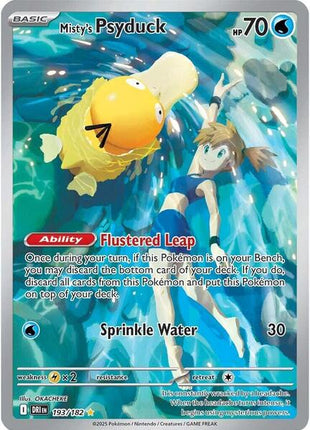 Misty's Psyduck - 193/182 - SV10 Destined Rivals - Holofoil - Near Mint (NM)