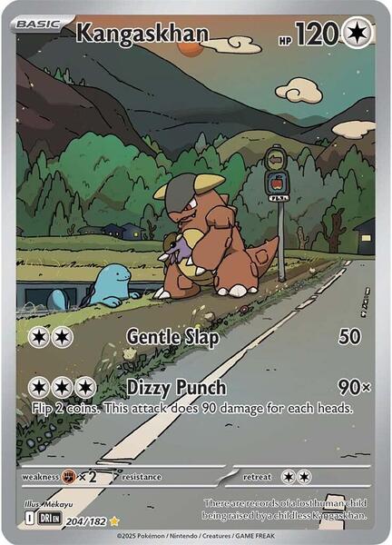 Kangaskhan - 204/182 - SV10 Destined Rivals - Holofoil - Near Mint (NM)