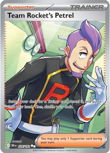 Team Rocket's Petrel - 226/182 - SV10 Destined Rivals - Holofoil - Near Mint (NM)