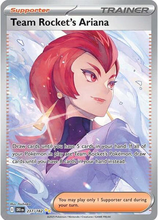 Team Rocket's Ariana - 237/182 - SV10 Destined Rivals - Holofoil - Near Mint (NM)