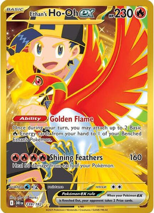 Ethan's Ho-Oh ex - 239/182 - SV10 Destined Rivals - Holofoil - Near Mint (NM)