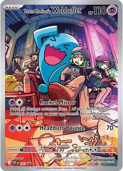 Team Rocket's Wobbuffet - SV Scarlet and Violet Promo Cards - Holofoil - Near Mint (NM)