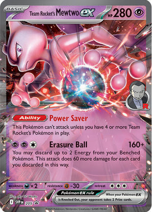 Team Rocket's Mewtwo ex - SV Scarlet and Violet Promo Cards - Holofoil - Near Mint (NM)