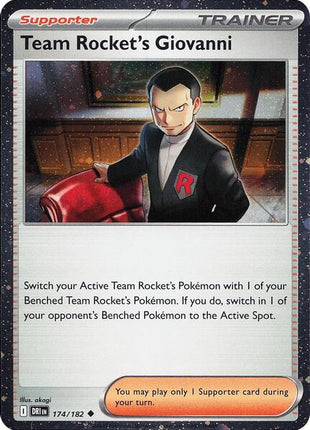 Team Rocket's Giovanni (Cosmos Holo) - Miscellaneous Cards and Products - Holofoil - Near Mint (NM)