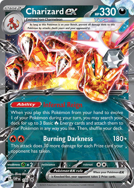 Charizard ex -196 - SV Scarlet and Violet Promo Cards - Holofoil - Near Mint (NM)