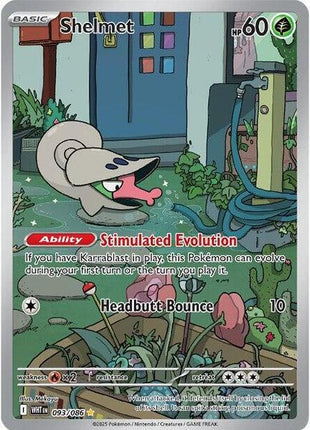 Shelmet - 093/086 - SV White Flare - Holofoil - Near Mint (NM)