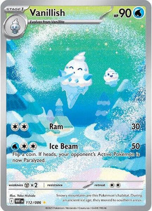 Vanillish - 112/086 - SV White Flare - Holofoil - Near Mint (NM)