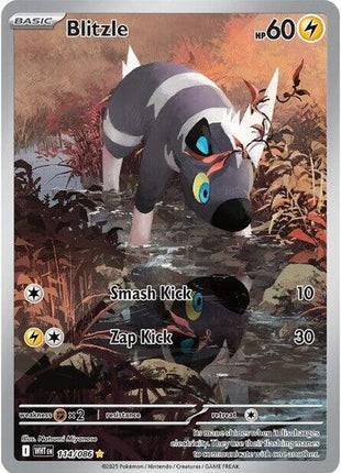 Blitzle - 114/086 - SV White Flare - Holofoil - Near Mint (NM)