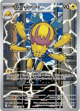 Galvantula - 117/086 - SV White Flare - Holofoil - Near Mint (NM)