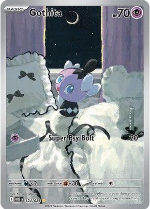 Gothita - 124/086 - SV White Flare - Holofoil - Near Mint (NM)