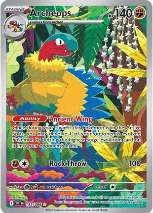 Archeops - 132/086 - SV White Flare - Holofoil - Near Mint (NM)