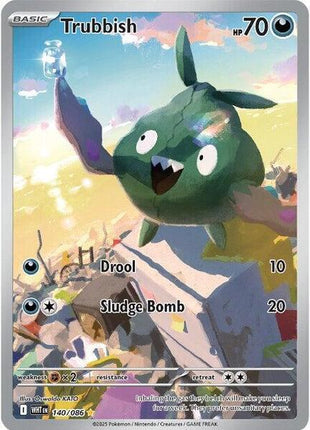 Trubbish - 140/086 - SV White Flare - Holofoil - Near Mint (NM)