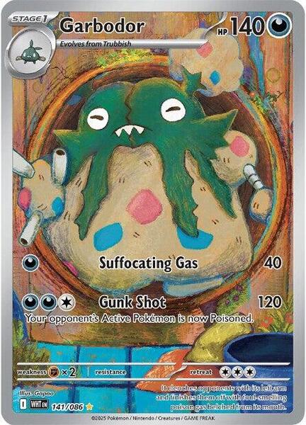 Garbodor - 141/086 - SV White Flare - Holofoil - Near Mint (NM)