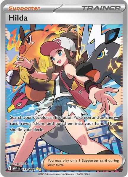 Hilda - 171/086 - SV White Flare - Holofoil - Near Mint (NM)