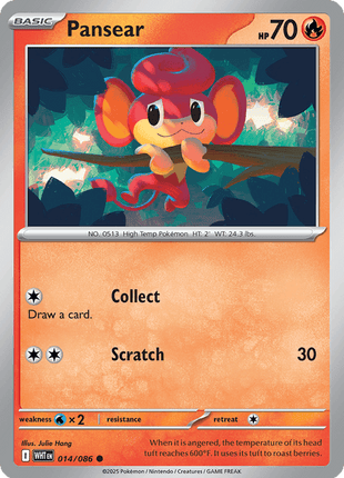 Pansear (Master Ball Pattern) - SV White Flare - Holofoil - Near Mint (NM)