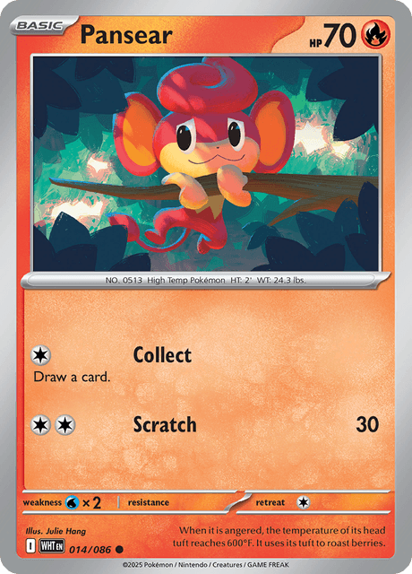 Pansear (Master Ball Pattern) - SV White Flare - Holofoil - Near Mint (NM)
