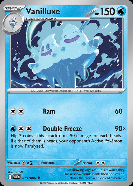 Vanilluxe (Master Ball Pattern) - SV White Flare - Holofoil - Near Mint (NM)