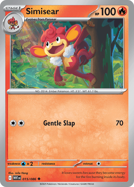 Simisear (Poke Ball Pattern) - SV White Flare - Holofoil - Near Mint (NM)