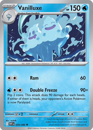 Vanilluxe (Poke Ball Pattern) - SV White Flare - Holofoil - Near Mint (NM)