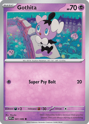 Gothita (Poke Ball Pattern) - SV White Flare - Holofoil - Near Mint (NM)