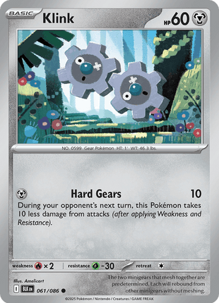 Klink (Poke Ball Pattern) - SV Black Bolt - Holofoil - Near Mint (NM)