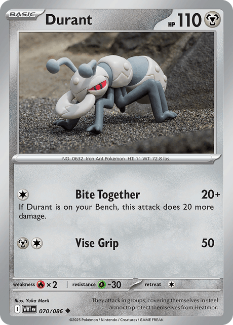 Durant (Poke Ball Pattern) - SV White Flare - Holofoil - Near Mint (NM)