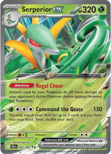 Serperior ex - SV Black Bolt - Holofoil - Near Mint (NM)