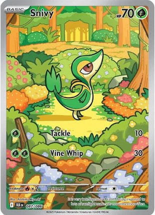 Snivy - 087/086 - SV Black Bolt - Holofoil - Near Mint (NM)