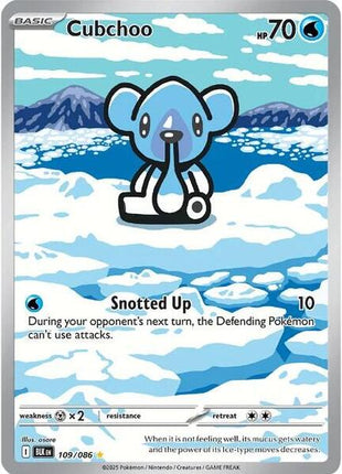 Cubchoo - 109/086 - SV Black Bolt - Holofoil - Near Mint (NM)