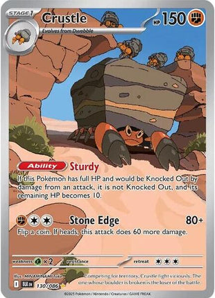 Crustle - 130/086 - SV Black Bolt - Holofoil - Near Mint (NM)