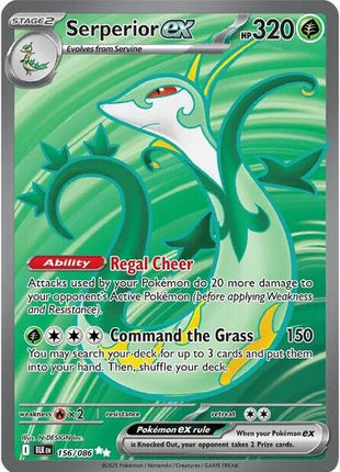 Serperior ex - 156/086 - SV Black Bolt - Holofoil - Near Mint (NM)