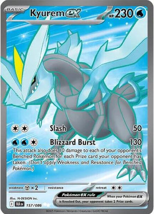 Kyurem ex - 157/086 - SV Black Bolt - Holofoil - Near Mint (NM)