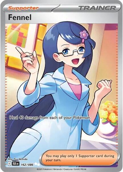 Fennel - 162/086 - SV Black Bolt - Holofoil - Near Mint (NM)