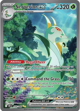 Serperior ex - 164/086 - SV Black Bolt - Holofoil - Near Mint (NM)